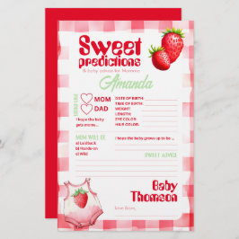 Sweet Baby Predictions und Strawberry Advice Game