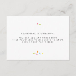 Sweet Baby Sprinkling Insert