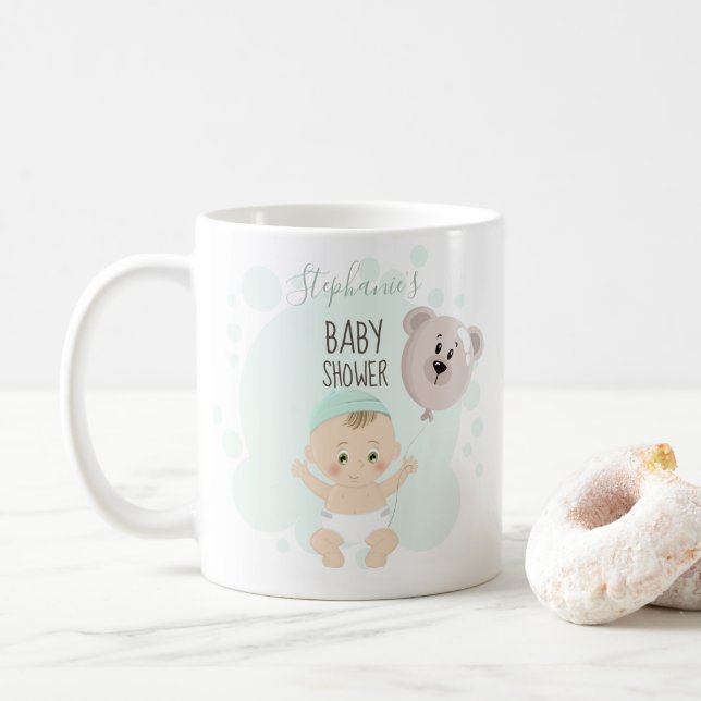 Sweet Baby und Bärenballon Kaffeetasse (Mit Donut)