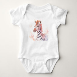 Sweet Baby Zebra Head, Safari Tiere, Zootiere Strampler