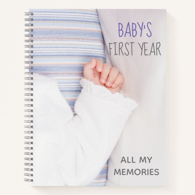 Sweet Baby's First Year Journal Notizbuch (Vorderseite)