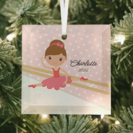 Sweet Ballerina Ballerina Ballet Tanz Weihnachten Ornament Aus Glas
