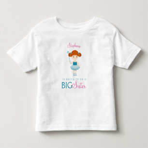 Sweet Ballerina Big Sister Kleinkind T-shirt