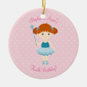Sweet Ballerina Cupcake Celebration Keramikornament