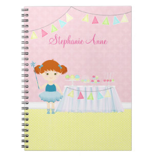 Sweet Ballerina Cupcake Celebration Notizblock