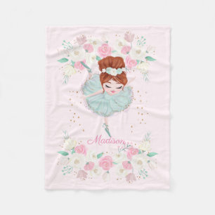 Sweet Ballerina Personalisiert Fleecedecke