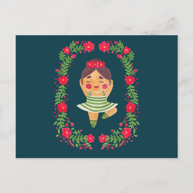 Sweet Ballerina Postkarte (Vorderseite)