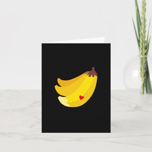 Sweet Bananas Greeting Card Karte (Vorderseite)