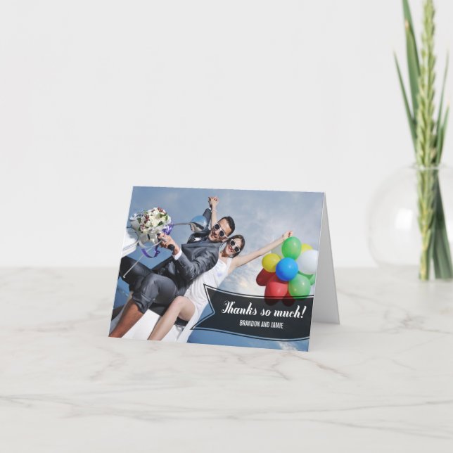 Sweet Banner Vielen Dank Karte (Vorderseite)