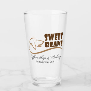 Sweet Beans Drinking Glass Glas