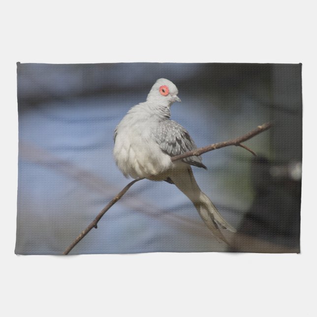 Sweet Beautiful Diamond Dove Geschirrtuch (Horizontal)