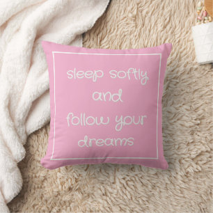 Sweet Bedtime Words Kissen
