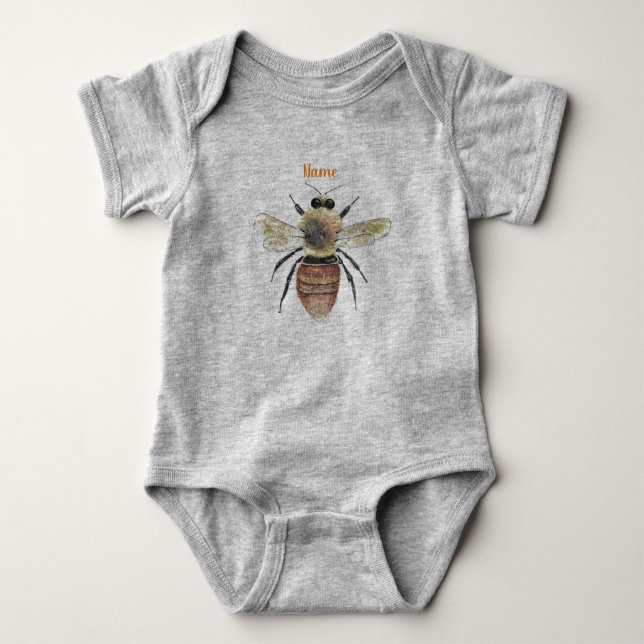 Sweet Bee Baby Jersey Bodysuit Strampler (Vorderseite)