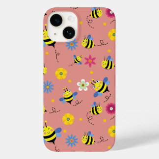 Sweet Bee Blossom Garden Case-Mate iPhone 14 Hülle