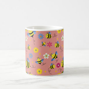 Sweet Bee Blossom Garden Kaffeetasse