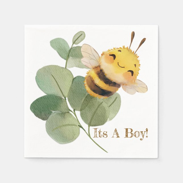 Sweet Bee Cocktail Napkins Serviette (Vorderseite)