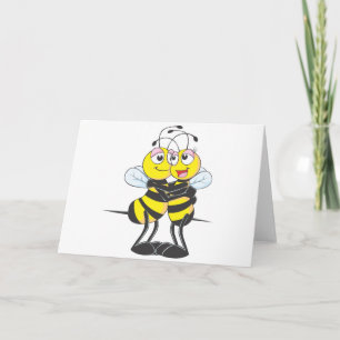 Sweet Bee Couple Karte