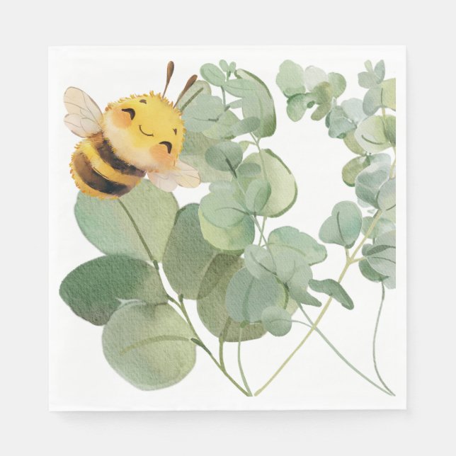 Sweet Bee Lunch Napkins Serviette (Vorderseite)