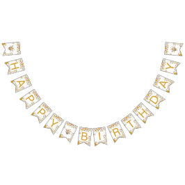 Sweet Bee One First Birthday Banner