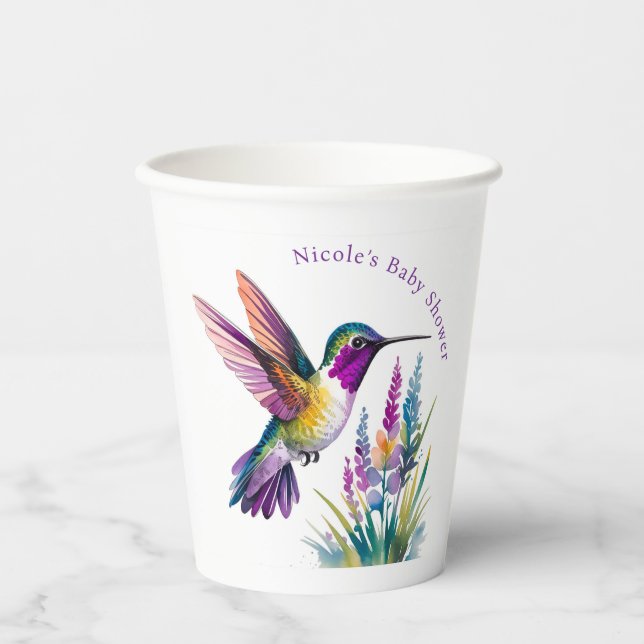 Sweet Beginnend: Eine Babydusche-Feier Pappbecher (Vorderseite)