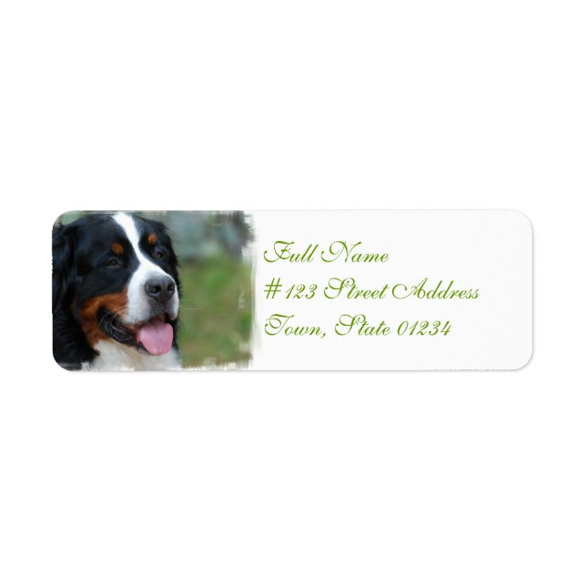 Sweet Bernese Mailing Labels (Vorne)