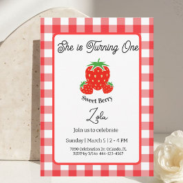 Sweet Berry Birthday Invitation for Kids Einladung