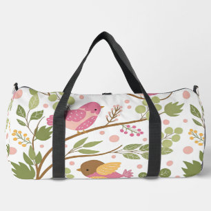 Sweet Bird auf einer Branch-Illustration Duffle Bag