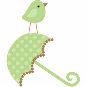 Sweet Bird Baby Showtopf Freistehende Fotoskulptur