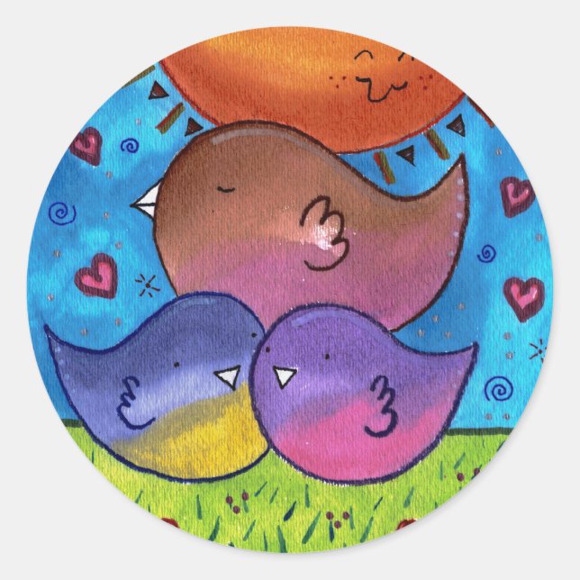 Sweet Birdies Stickers (Vorderseite)