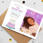 Sweet Birthday Cake Kids Party Einladung<br><div class="desc">🎂 🎉 Lass der Feierlichkeiten beginnt mit dieser bezaubernden und individuell gestaltbaren Einladung,  die perfekt für den besonderen Tag Ihres Kleinen ist. Es ist Zeit,  Freunde und Familie zu treffen,  um einen süßen und unvergesslichen Geburtstag zu erleben. Bestellen Sie jetzt und bereiten Sie sich auf ein Stück Spaß vor!</div>