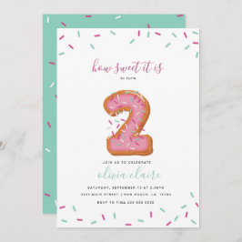 Sweet Birthday Celebration | Zwei Einladung