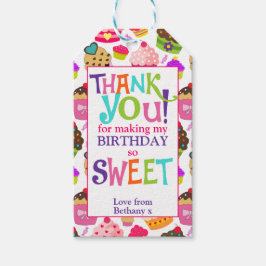 Sweet Birthday Danke Party Gift Tags Geschenkanhänger