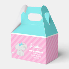 Sweet Birthday Favor Box mit Elephant Geschenkschachtel