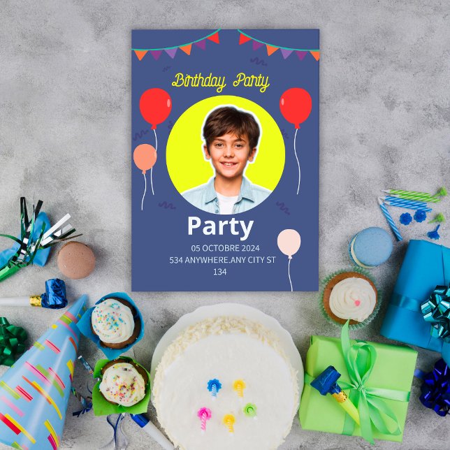 Sweet Birthday Illustarion Einladung (Von Creator hochgeladen)