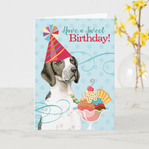Sweet Birthday Pointer Card Karte