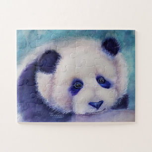 Sweet Black and White Panda Bär Puzzle