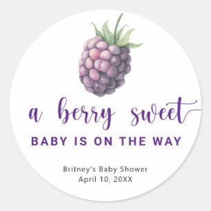 Sweet BlackBerry Runder Aufkleber