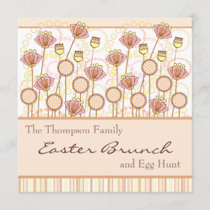 Sweet Bloms Oster Einladung