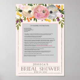 Sweet Blooms Foto Prop Poster Frame