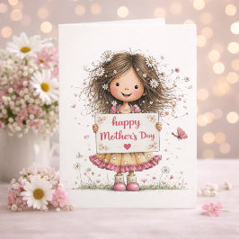 Sweet Blossoms Mother’s Day Card with Poem Karte