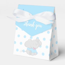 Sweet Blue Favor Box mit Elephant Geschenkschachtel