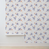 Sweet Bluebird mit Blume Kids Kinderzimmer