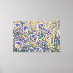 *~* Sweet Blume TV2 Stretched Canvas Print Leinwanddruck