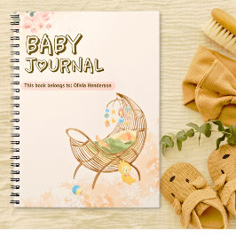 Sweet Boho Baby Journal Notizblock