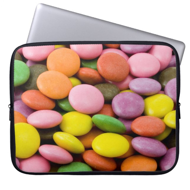 Sweet Bonbons Notebook-Ärmel Laptopschutzhülle (Vorderseite)