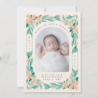 Sweet Botanicals Plaque Einladung