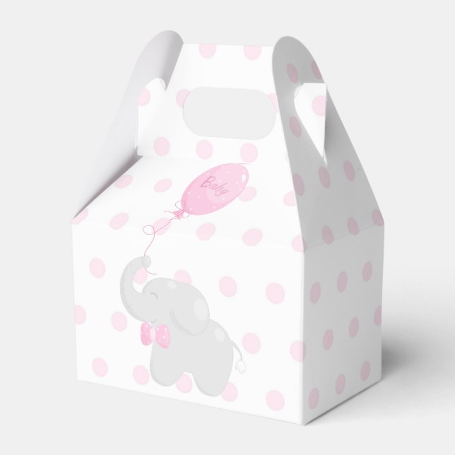 Sweet Box Babydusche pink Geschenkschachtel (Vorderseite)