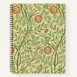 Sweet Briar Pattern (von William Morris) Notizbuch