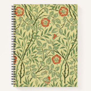 Sweet Briar Pattern (von William Morris) Notizbuch