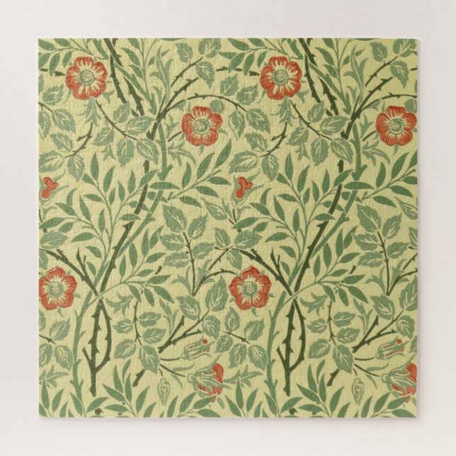 Sweet Briar Pattern (von William Morris) Puzzle (Vertikal)